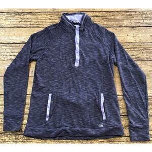 Avalanche Women’s Purple Outdoor Hiking Turtle Neck Pullover Size XL NWOT